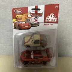 ディズニーストア　カーズ2 マックィーン＆ダボス・ペーサー　ダイキャストミニカー