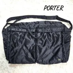 大容量 PORTER タンカー ボストンバッグ 黒 旅行 2wayのサムネイル