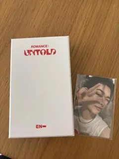 ENHYPEN ROMANCE:UNTOLDリングネックレス　ニキ