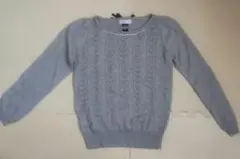 オンワード樫山 Feroux グレー 長袖ニット