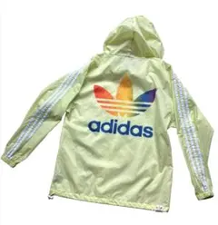 アディダスオリジナルス バックプリント プルオーバー マウンテンパーカー  XS