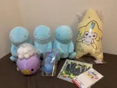 ポケモン　ヌオー3体　フワンテ　ルリリ　ポケピースクッション　一番くじ景品