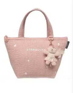 スタバ SAKURA2026 保冷トートバッグ ベアリスタキーチェーン セット