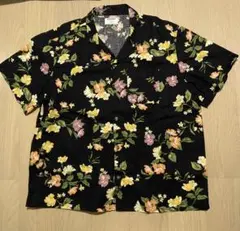 OLD NAVY フラワープリント 半袖シャツ XXL 古着のサムネイル