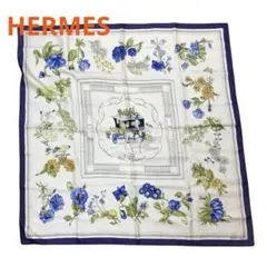 ☆美品☆HERMES カレ90 Quai aux Fleurs 花咲く海岸通り