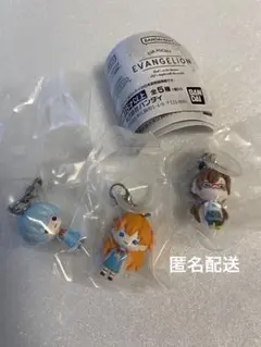 エヴァンゲリオン　めじるしアクセサリー　アスカ　レイ　マリ　3点セット