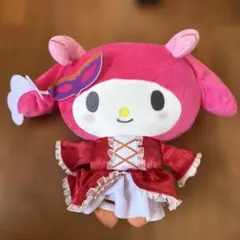 My Melody ぬいぐるみ 赤いドレス