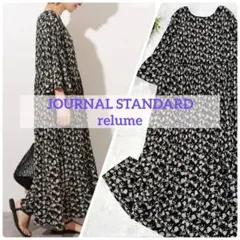 美品☆JOURNAL STANDARDrelume花柄　プリーツワンピース