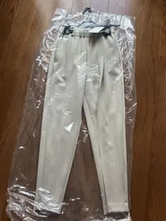 新品・タグ付き】ohga マシュマロパンツ ロング丈 ミルク M - メルカリ