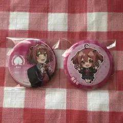 からぴち カラフルピーチ のあ ファミリーマート コラボ 缶バッジ 2個セット