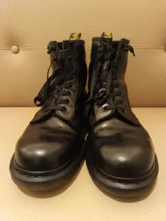 ドクターマーチン　8ホール　カスタム　ブラックステッチ　 ワークブーツ UK9