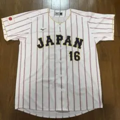 極美品】大谷翔平 刺繍ユニフォーム 侍ジャパン WBC ミズノ Lサイズ