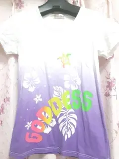 GODDESS❤️レディースTシャツ❤️ハーフ&ハーフグラデーション