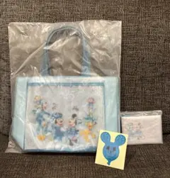 ディズニーシー 25周年 スーベニア2点セット　ランチケース　カラビナつきケース