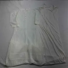 ?リリー ブラウン ニットワンピース インナー付き ホワイト系 レディース