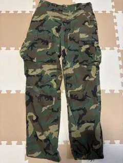アメリカ軍80s 迷彩カーゴパンツ　LCリーフ 米軍実物放出品