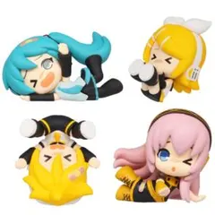 全4種 初音ミク すってんころりんフィギュア ミク リン レン ルカ
