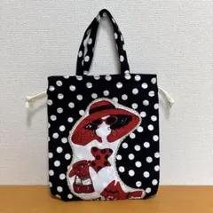 ロラライハリス She's Gone! 巾着バッグ
