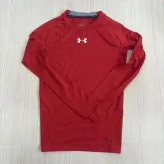 UNDER ARMOUR アンダーシャツ レッド SM 子供用のサムネイル