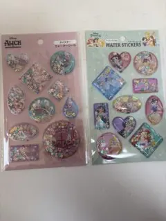 ウォーターシール　ディズニー　オイスター　プリンセス　セリア　シール