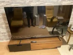 ほぼ新品未使用⠀】アルモニア AICAモダンテレビ台 黒/シルバー 収納 