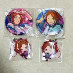 あんスタ　葵ひなた　葵ゆうた　2wink 缶バッジ　ラバーキーホルダー