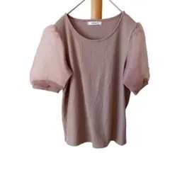 INGNI イング 【M】リブニットセーター パフスリーブ 美品 レディーのサムネイル