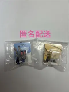 ズートピア ブリスターチャーム　ジュディ、フィニックの２点セット