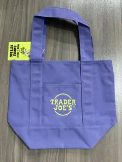 TRADER JOE'S パープル トートバッグ　ハロウィン限定版