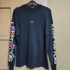 J.S.B　長袖Tシャツ　ブラック　ワッペン　Ｍサイズ　ユニセックス　中古
