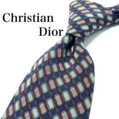 【極美品】Christian Dior ネクタイ 綺麗め チェック 高級品 希少
