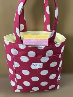 ハンドメイド　ミニバッグ　ランチバッグ　　a36