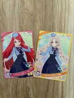 アイプリ　サクラ　タマキ　パラダイスがくえんせいふく3ねん　2枚セット