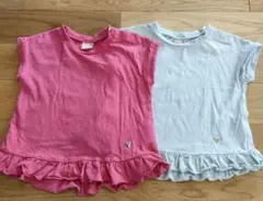 petit main　Ｔシャツ80cm　2枚組