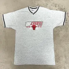 希少】90s XXL チャンピオン NBA シカゴブルズ シューティングシャツ