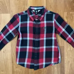 VOLCOM 長袖チェックシャツ 120cm