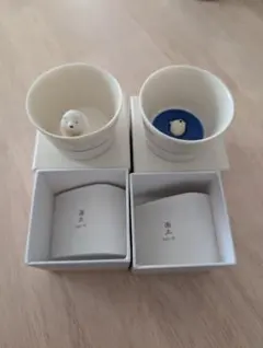 楽土 陶器お猪口セット