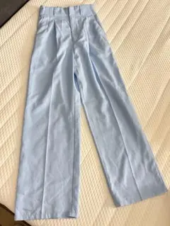 【美品】GU カラースラックス S ブルー