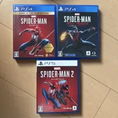 MARVEL スパイダーマン　3本セット　まとめ売り PS4 PS5