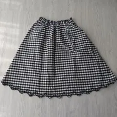 earth music＆ecology ギンガムチェック スカート