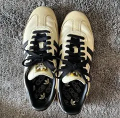 adidas sambaスニーカー クリーム/ブラック 26