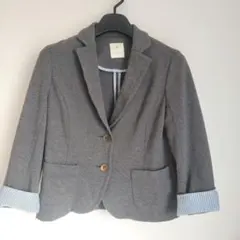 グレー ストレッチ　ジャケット　１１号