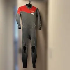 BILLABONG FURNACE フルスーツ グレー/レッド　3ミリのサムネイル