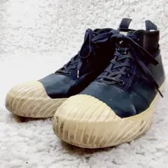 美品 27㎝▲MOONSTAR STUSSY レインシューズ ネイビー 日本製のサムネイル