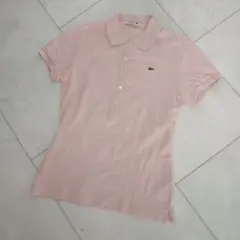 LACOSTE　ラコステ　ポロシャツ　半袖　ピンク　Мサイズ