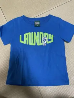 laundry Tシャツ 100cm 青のサムネイル