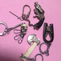 ミニチュア悪者キーホルダーセット