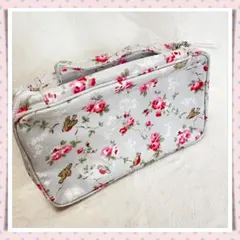 Cath Kidston フラワー柄 ポーチ 新品タグ付 廃盤希少