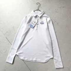 新品 キャロウェイ ゴルフ ポロシャツ 長袖 S ホワイト タグ付き