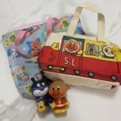 アンパンマン バッグとフィギュアセット